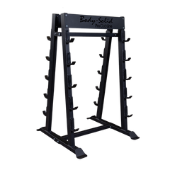 Body Solid Fixed Barbell, Fixed Curl Bar Rack