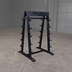 Body Solid Fixed Barbell, Fixed Curl Bar Rack