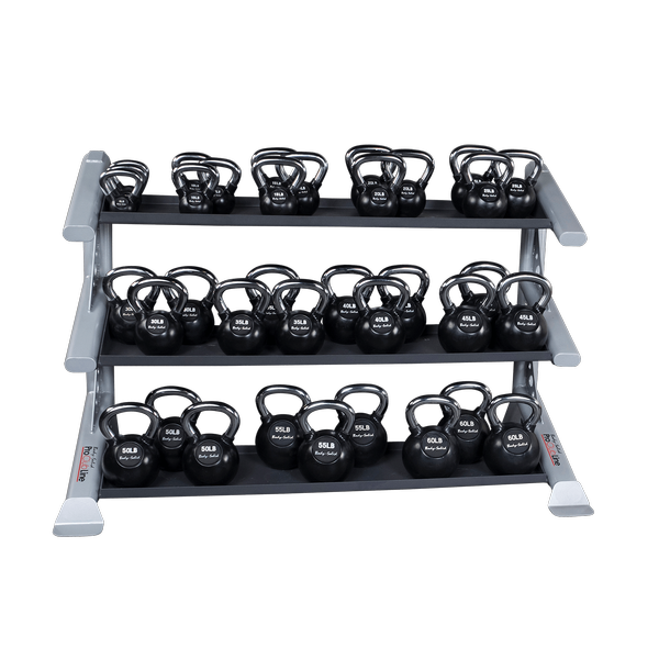 Body Solid Pro Clubline 3 Tier Kettlebell Rack SDKR1000KB