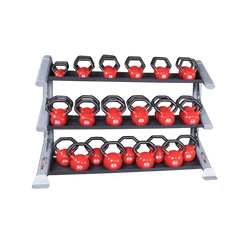 Body Solid Pro Clubline 3 Tier Kettlebell Rack SDKR1000KB