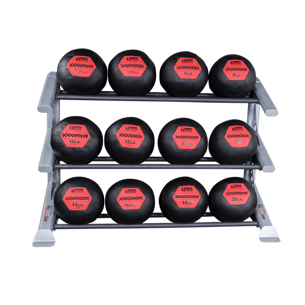 Body Solid ProClub Line 3 Tier Medicine Ball Rack SDKR1000MB