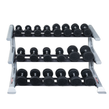 Body Solid Pro Clubline 3 Tier Saddle Dumbell Rack SDKR1000SD