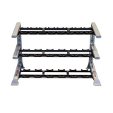 Body Solid Pro Clubline 3 Tier Saddle Dumbell Rack SDKR1000SD