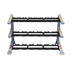 Body Solid Pro Clubline 3 Tier Saddle Dumbell Rack SDKR1000SD