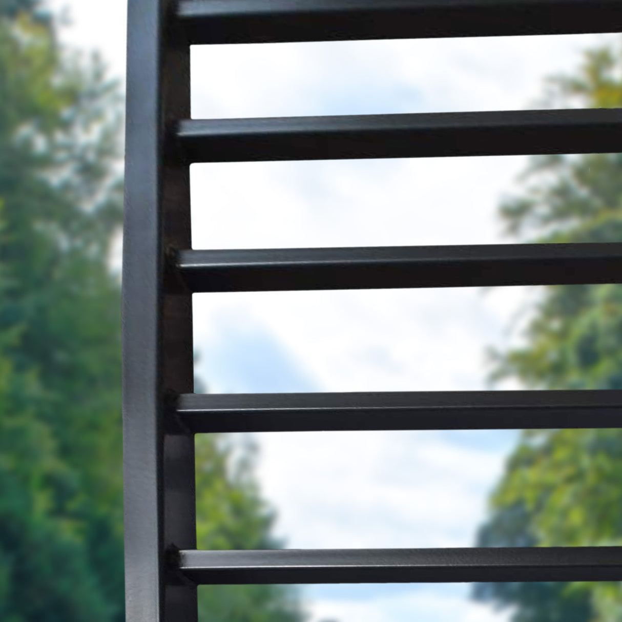 Aleko Steel Dual Swing Driveway Gate - MILAN Style - 14 ft with Pedestrian Gate - 5 ft