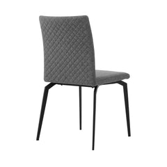 Andes/Lyon 7-Piece Dining Set - Modern MDF with Ceramic Top & Stylish Metal Base for Comfort & Elegance