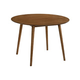 Arcadia/Juno Rubberwood Dining Set - Stylish 5-Piece Round Table with Ergonomic Chairs for Comfort