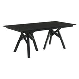 Cortina Mid-Century 5-Piece Dining Set with Stylish Gray Upholstery for Comfortable Family Gatherings