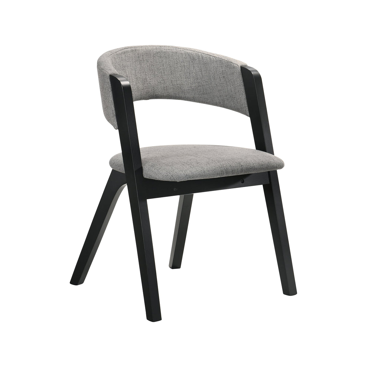 Cirque Mid-Century Dining Set - 5-Piece Comfort & Style with Round Table and Plush Chairs Included