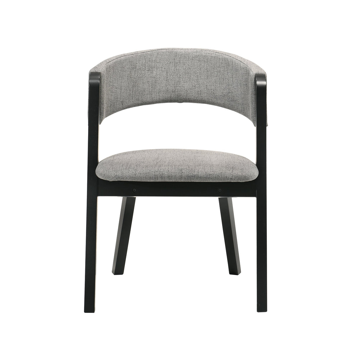Cirque Mid-Century Dining Set - 5-Piece Comfort & Style with Round Table and Plush Chairs Included