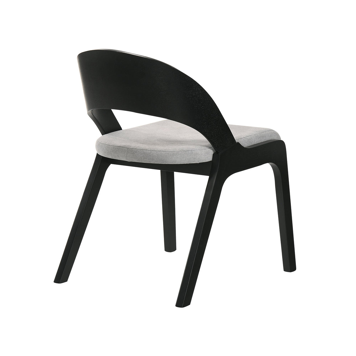 Cirque Mid-Century Dining Set - 5-Piece Comfort & Style with Round Table and Plush Chairs Included