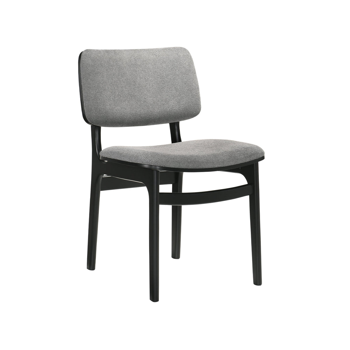 Cirque Mid-Century Dining Set - 5-Piece Comfort & Style with Round Table and Plush Chairs Included