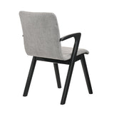 Cirque Mid-Century Dining Set - 5-Piece Comfort & Style with Round Table and Plush Chairs Included