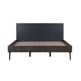 Cross 3-Piece Bedroom Set with Modern Rustic Style, Solid Oak Frame, and Spacious Nightstands