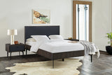Cross 3-Piece Bedroom Set with Modern Rustic Style, Solid Oak Frame, and Spacious Nightstands