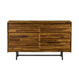 Cusco 4-Piece Acacia Wood and Metal Bedroom Set for Modern Farmhouse Style and Comfort
