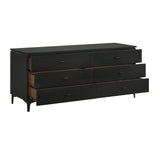 Legend 4-Piece Gray Fabric King Bedroom Set with Modern Dresser & Nightstands - Cozy Elegance!