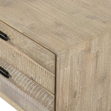 Baly 3-Piece Acacia Bedroom Set with Nightstands - Modern Rustic Design for Lasting Elegance
