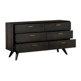 Baly Solid Acacia Bedroom Set – 4-Piece Modern Rustic Furniture for Stylish and Lasting Comfort