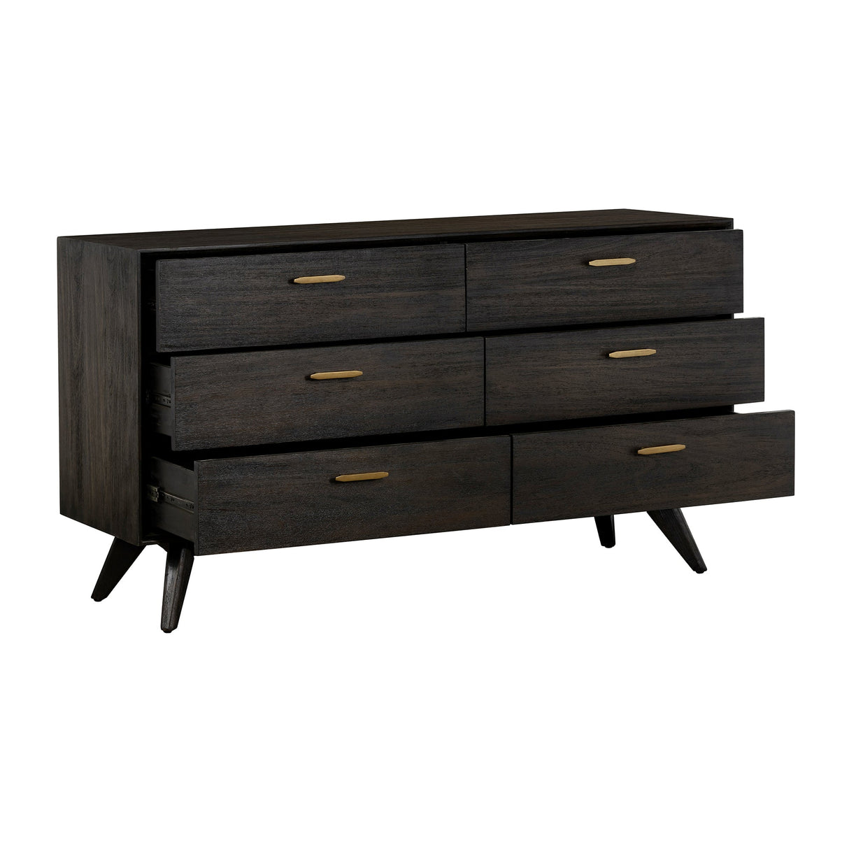 Baly Solid Acacia Bedroom Set – 4-Piece Modern Rustic Furniture for Stylish and Lasting Comfort
