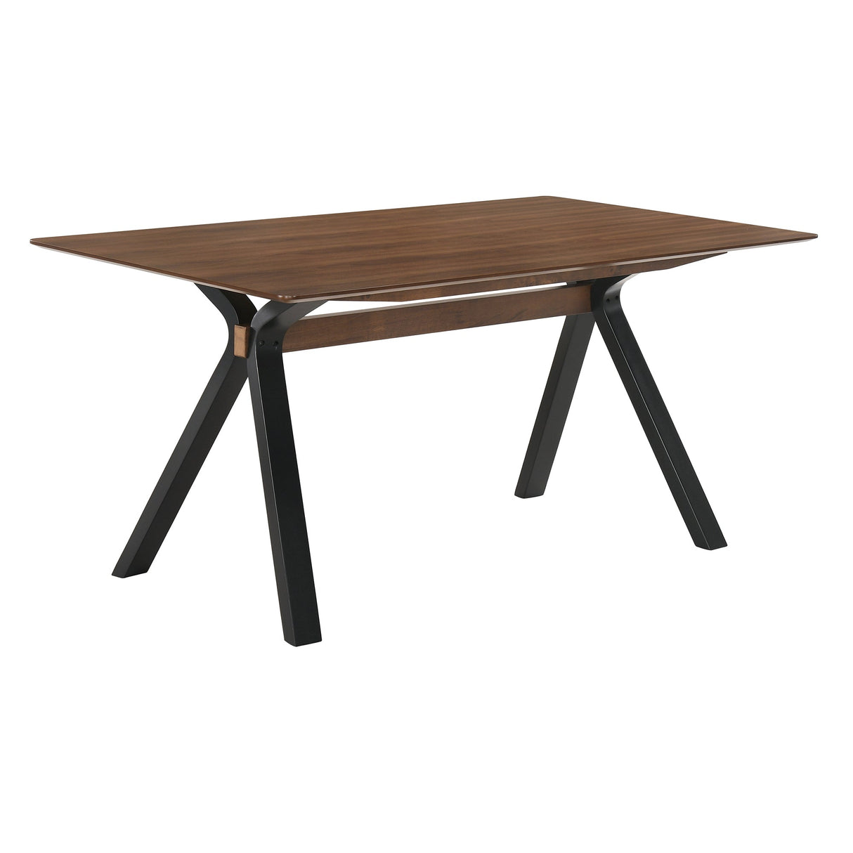 Laredo Mid-Century Modern Dining Set - 5-Piece with Stylish Walnut Top and Comfortable Chairs