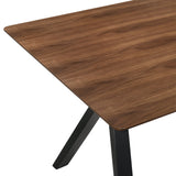 Laredo Mid-Century Modern Dining Set - 5-Piece with Stylish Walnut Top and Comfortable Chairs
