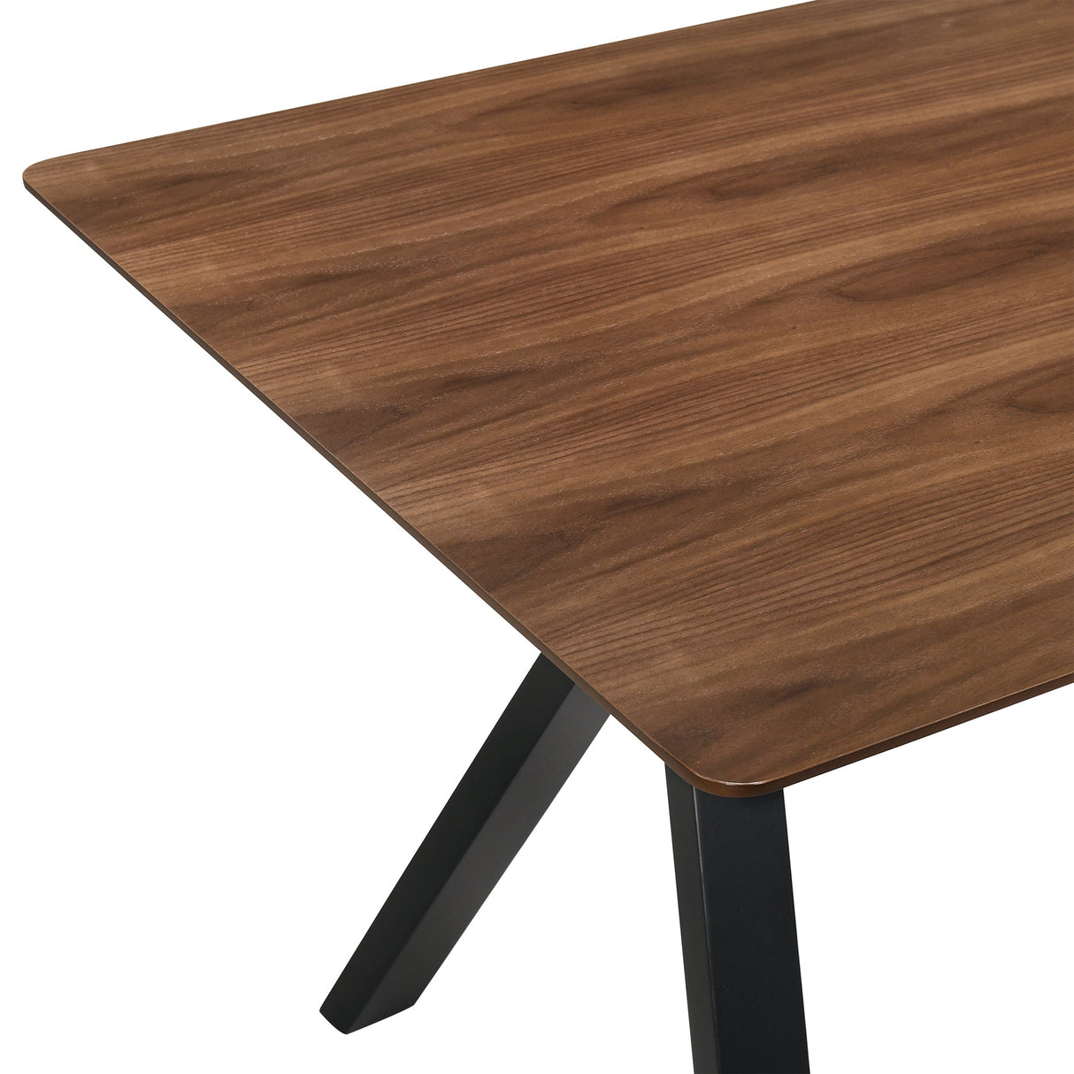 Laredo Mid-Century Modern Dining Set - 5-Piece with Stylish Walnut Top and Comfortable Chairs