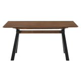 Laredo Mid-Century Modern Dining Set - 5-Piece with Stylish Walnut Top and Comfortable Chairs
