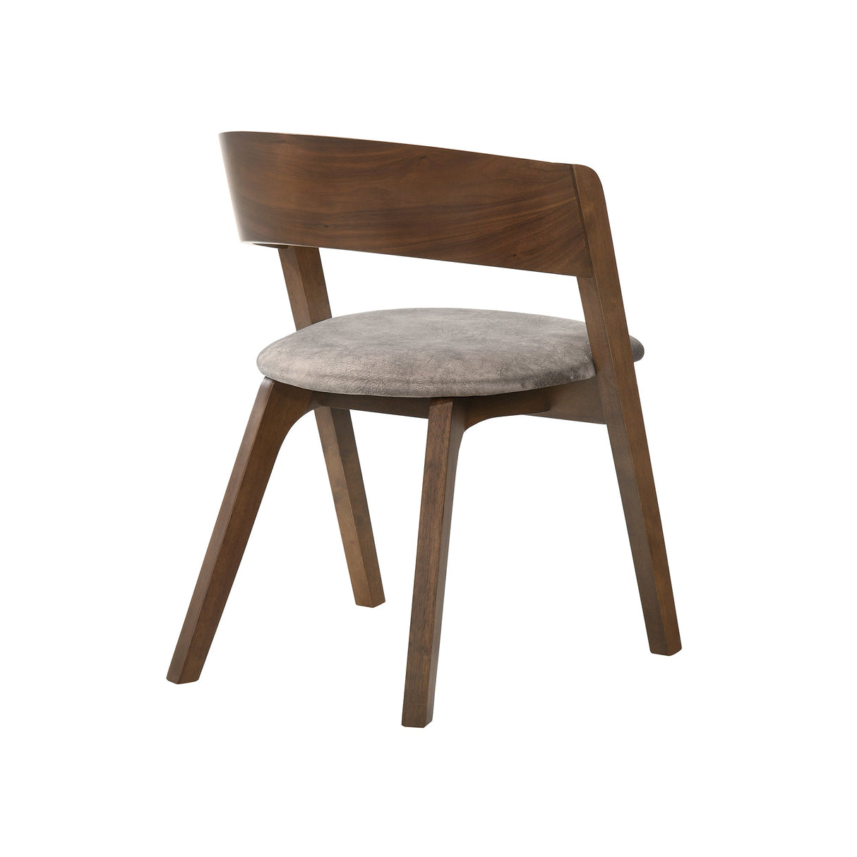 Laredo Mid-Century Modern Dining Set - 5-Piece with Stylish Walnut Top and Comfortable Chairs