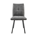Margot/Rylee 5-Piece Dining Set - Luxurious Upholstered Comfort with Durable Metal Frame & Table