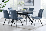 Margot/Rylee 7-Piece Dining Set - Luxurious Upholstered Chairs & Sturdy Table for Elegant Spaces