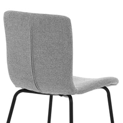 Messina/Gillian 5-Piece Dining Set - Modern Walnut Table with Stylish Ergonomic Chairs for Comfort