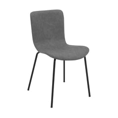 Messina/Gillian 5-Piece Dining Set - Modern Walnut Table with Stylish Ergonomic Chairs for Comfort
