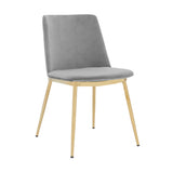 Messina/Messina Messina 5-Piece Velvet and Walnut Dining Set - Elegant Modern Design with Comfort and Durability