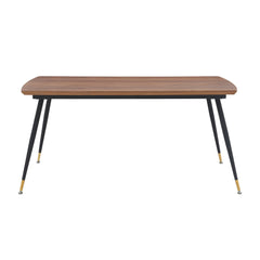 Messina/Messina Messina 5-Piece Velvet and Walnut Dining Set - Elegant Modern Design with Comfort and Durability