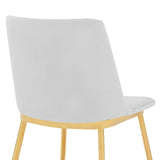 Messina/Messina Messina 5-Piece Velvet and Walnut Dining Set - Elegant Modern Design with Comfort and Durability
