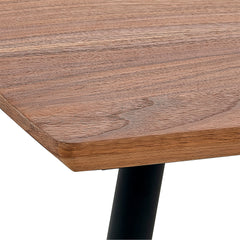 Messina/Messina Messina 5-Piece Velvet and Walnut Dining Set - Elegant Modern Design with Comfort and Durability