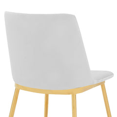 Messina/Messina Messina 5-Piece Velvet and Walnut Dining Set - Elegant Comfort, Modern Design for Your Home