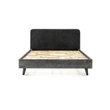 Mohave Acacia Wood 3-Piece Bedroom Set with Stylish Upholstered Headboard & Storage Nightstands