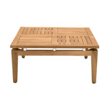 Arno Outdoor 8-Piece Teak Wood Seating Set with Comfortable Charcoal Olefin Cushions & Tables