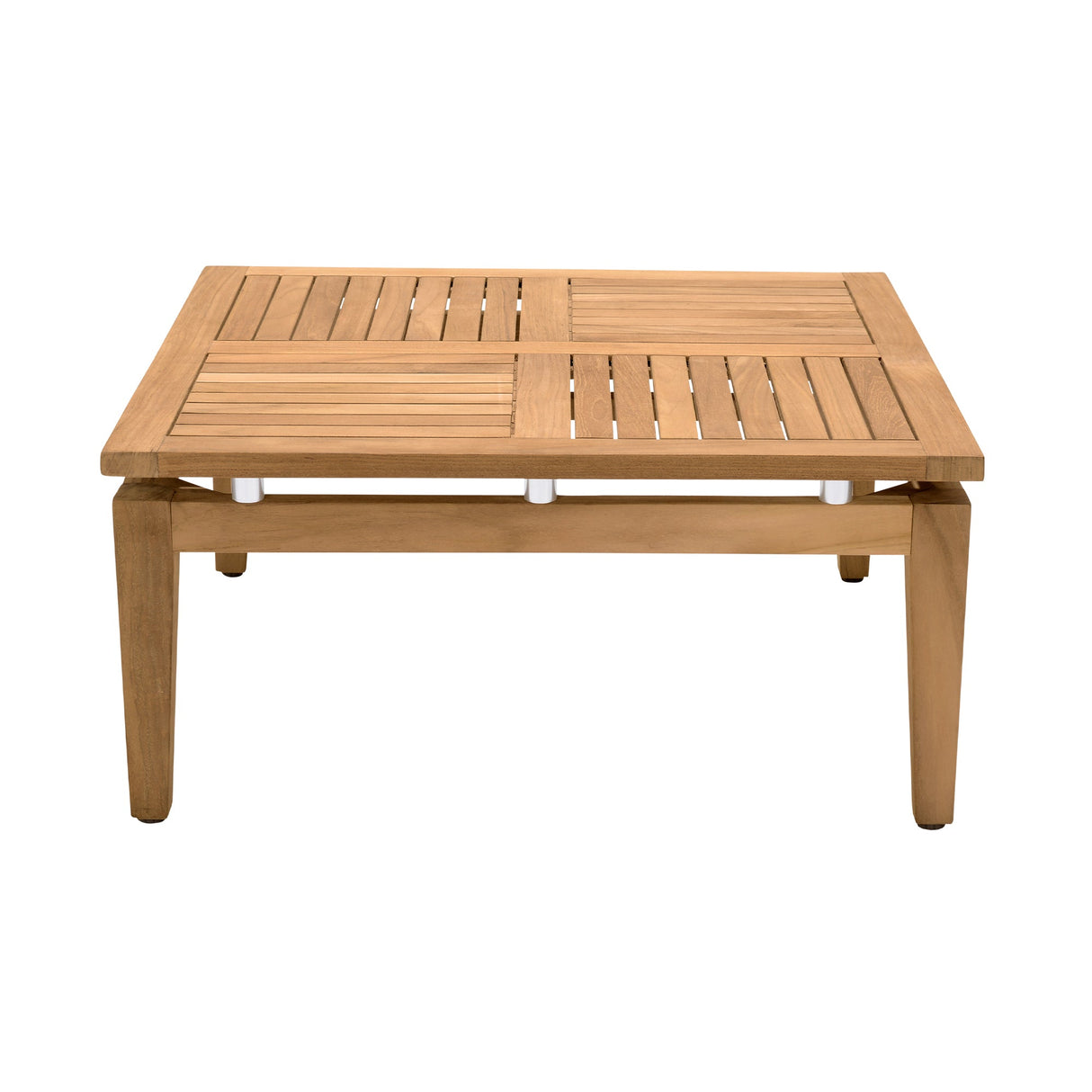 Arno Outdoor 8-Piece Teak Wood Seating Set with Comfortable Charcoal Olefin Cushions & Tables