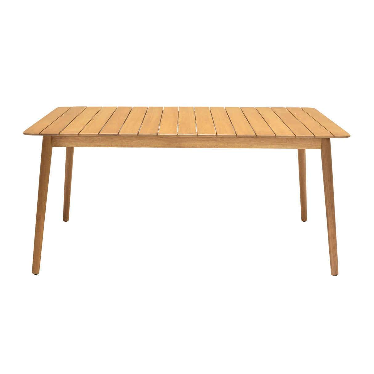 Nassau 5-Piece Outdoor Dining Set - Elegant Eucalyptus Table & Stylish Honey Finish Chairs, Durable!