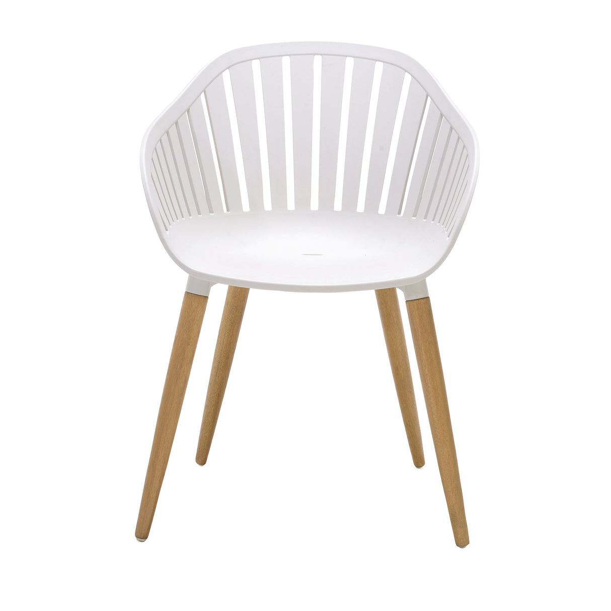 Nassau 5-Piece Outdoor Dining Set - Elegant Eucalyptus Table & Stylish Honey Finish Chairs, Durable!