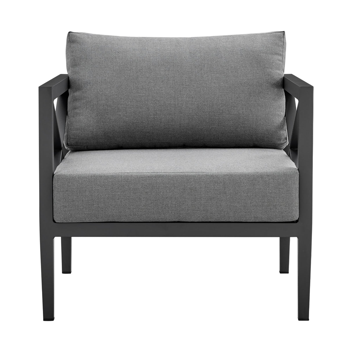 Sonoma 4-Piece Outdoor Conversation Set - Stylish Aluminum Frame with Comfortable Waterproof Cushions