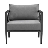 Sonoma 4-Piece Outdoor Conversation Set - Stylish Aluminum Frame with Comfortable Waterproof Cushions