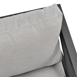 Sonoma 4-Piece Outdoor Conversation Set - Stylish Aluminum Frame with Comfortable Waterproof Cushions