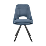 Radford/Lexi 5-Piece Velvet Dining Set with Unique Metal Base for Ultimate Comfort & Durability