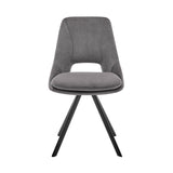 Radford/Lexi 5-Piece Velvet Dining Set with Unique Metal Base for Ultimate Comfort & Durability