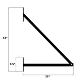 Aleko Side Frame Extension Bracket