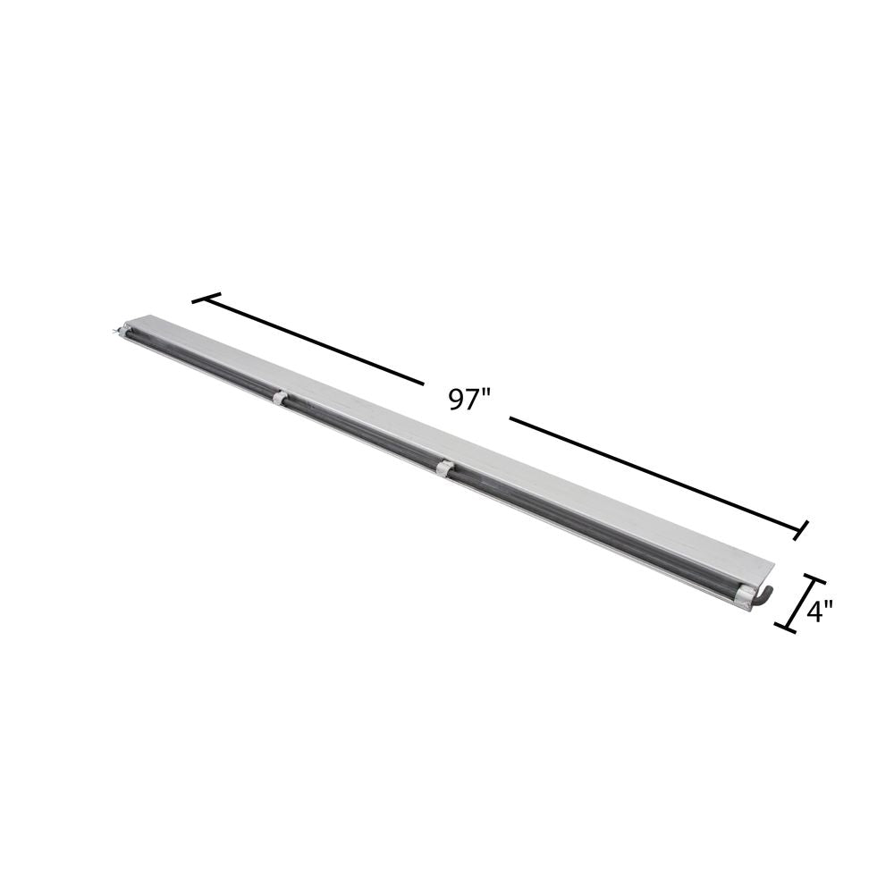 Aluminum Skid Seat Attaching Bracket for Pin-End Ramps